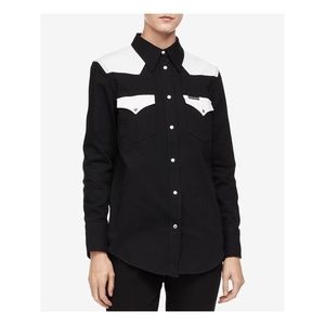 Calvin Klein Jeans Western Color Block Shirt
